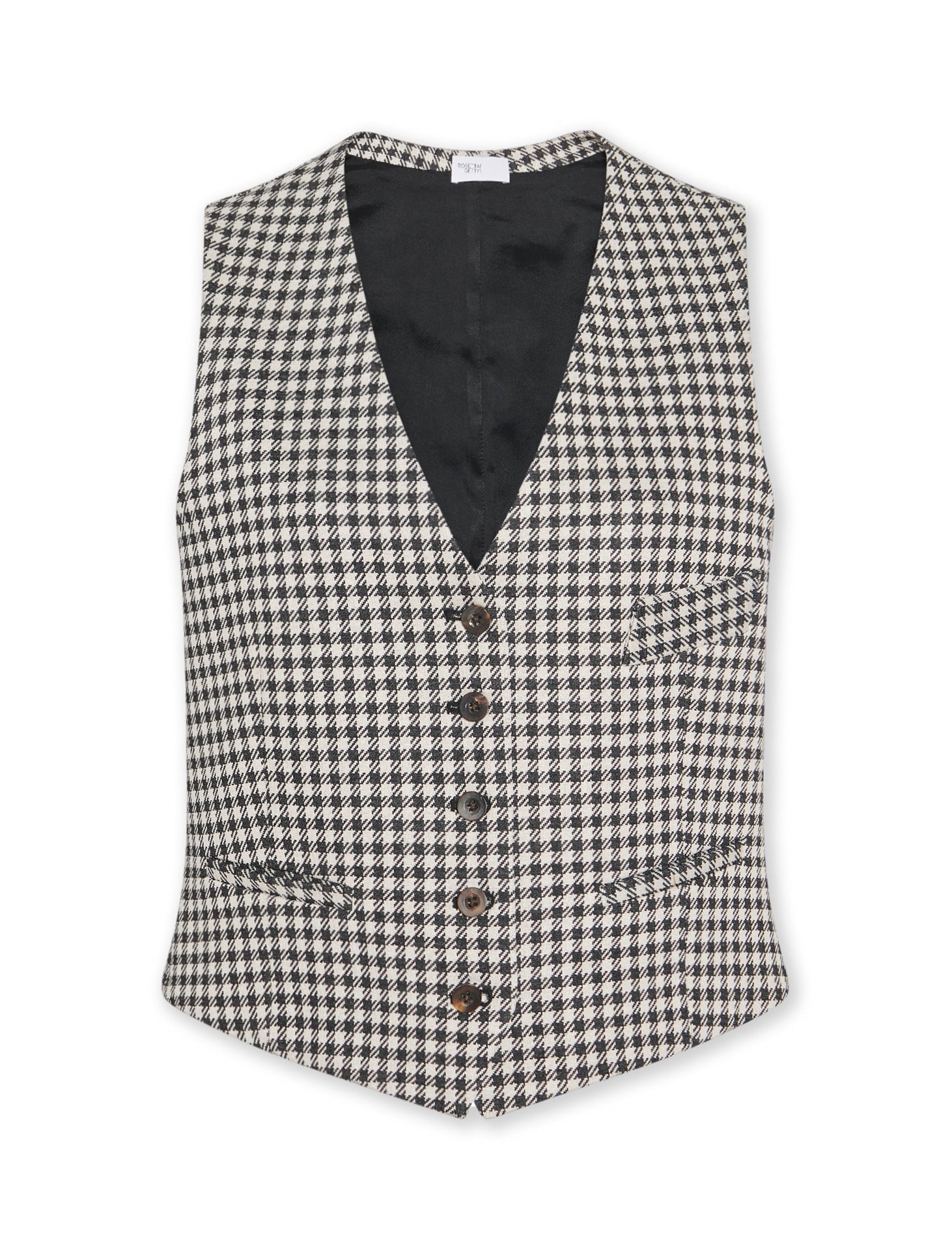 Gingham vest sale