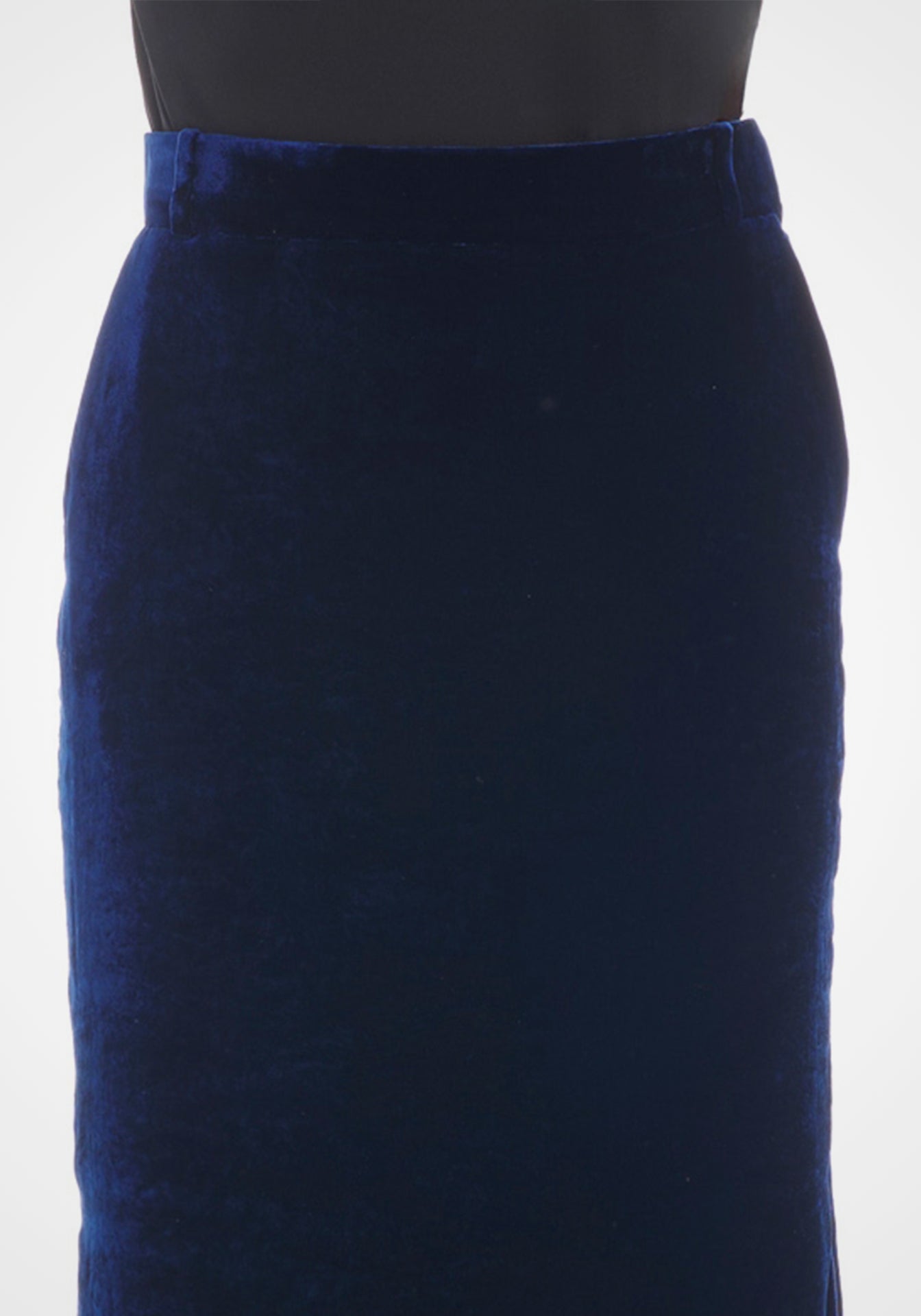 Asymmetric Straight Fit Skirt