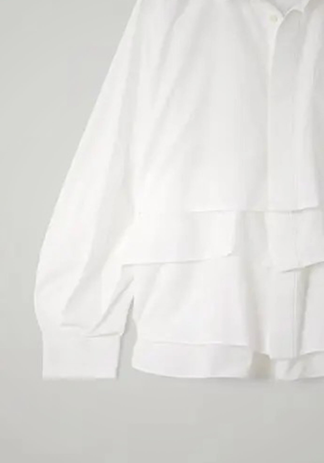 Layered Poplin Shirt