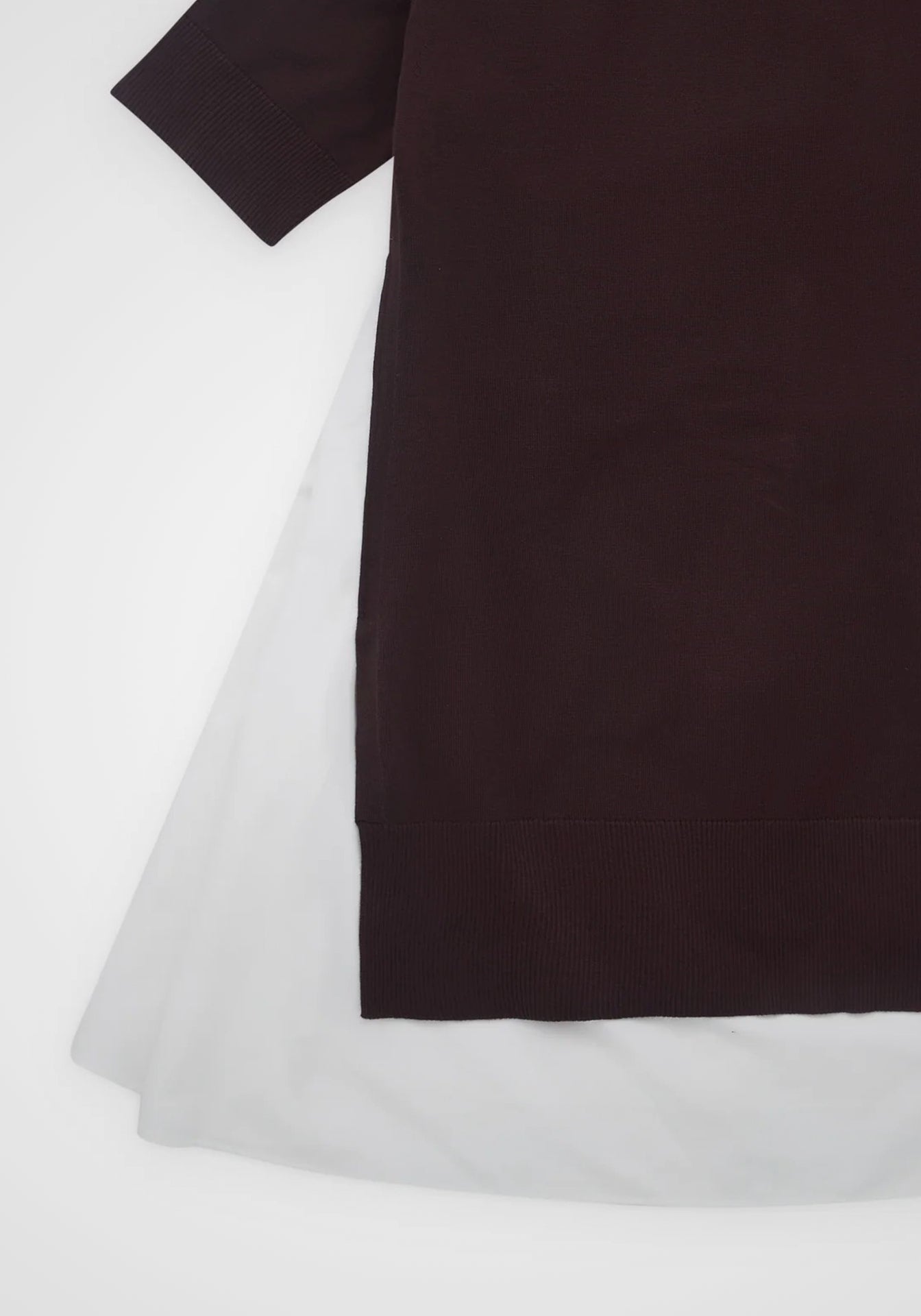 Poplin X Knit Dress