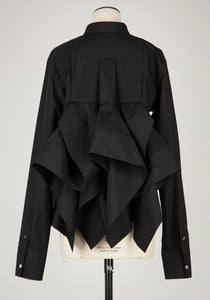 Ruffled Poplin Shirt