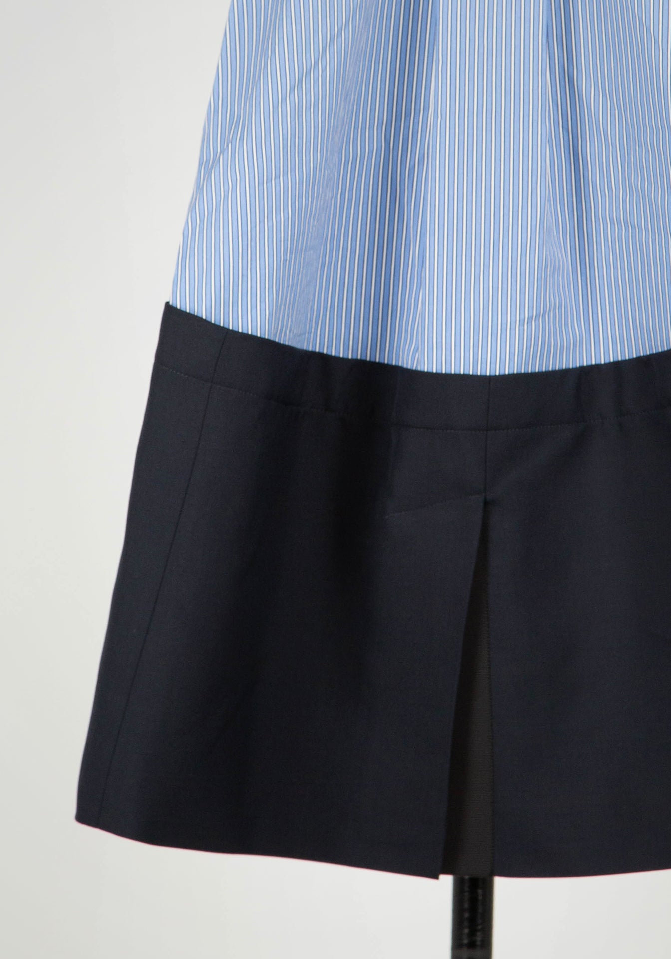 Poplin X Knit Pullover