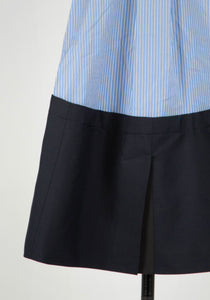 Poplin X Knit Pullover