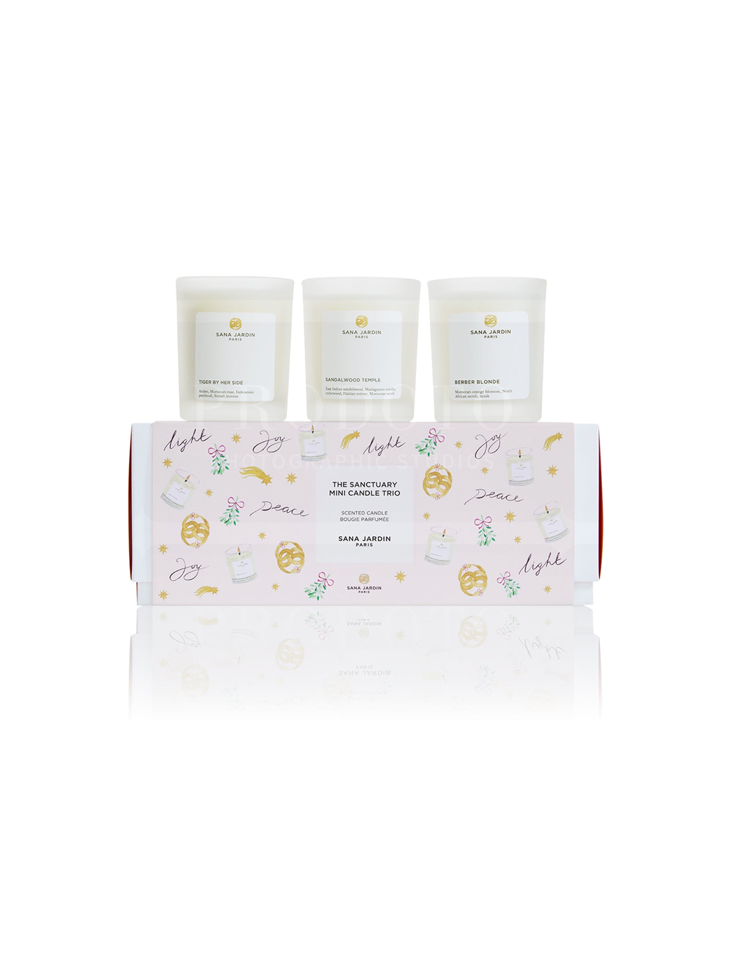 Sana Jardin The Sanctuary Mini Candle Trio, 1 set - Cosmeterie Italia