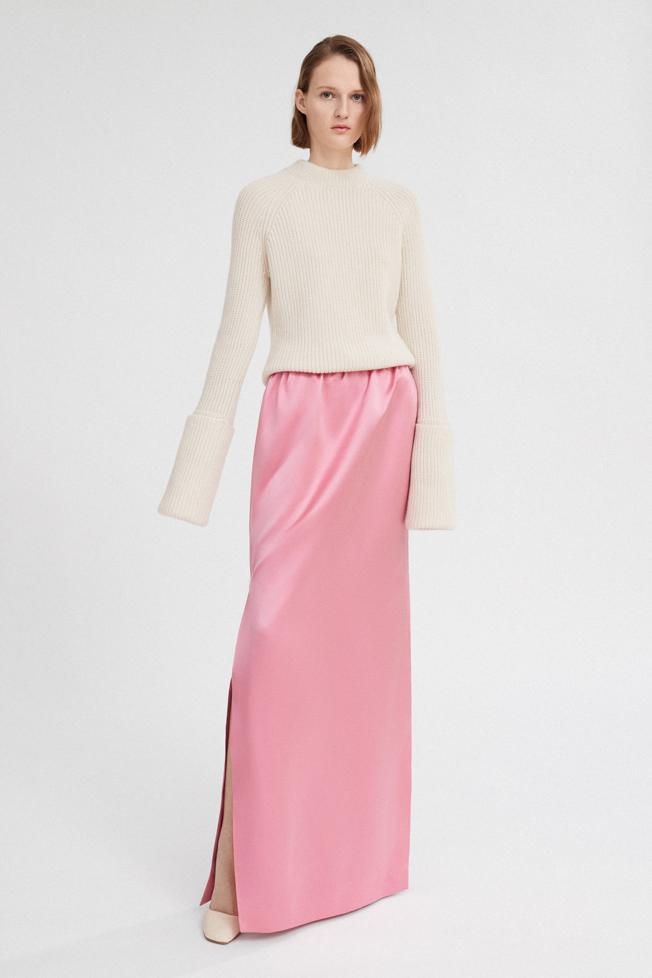 Gilda Duchess Satin Maxi Skirt