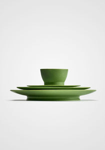 Ra Green Breakfast Plate, Set of 2