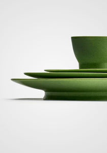 Ra Green Breakfast Plate, Set of 2