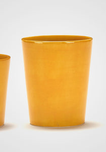 Feast Sunny Yellow Tea Cup, Set of 4