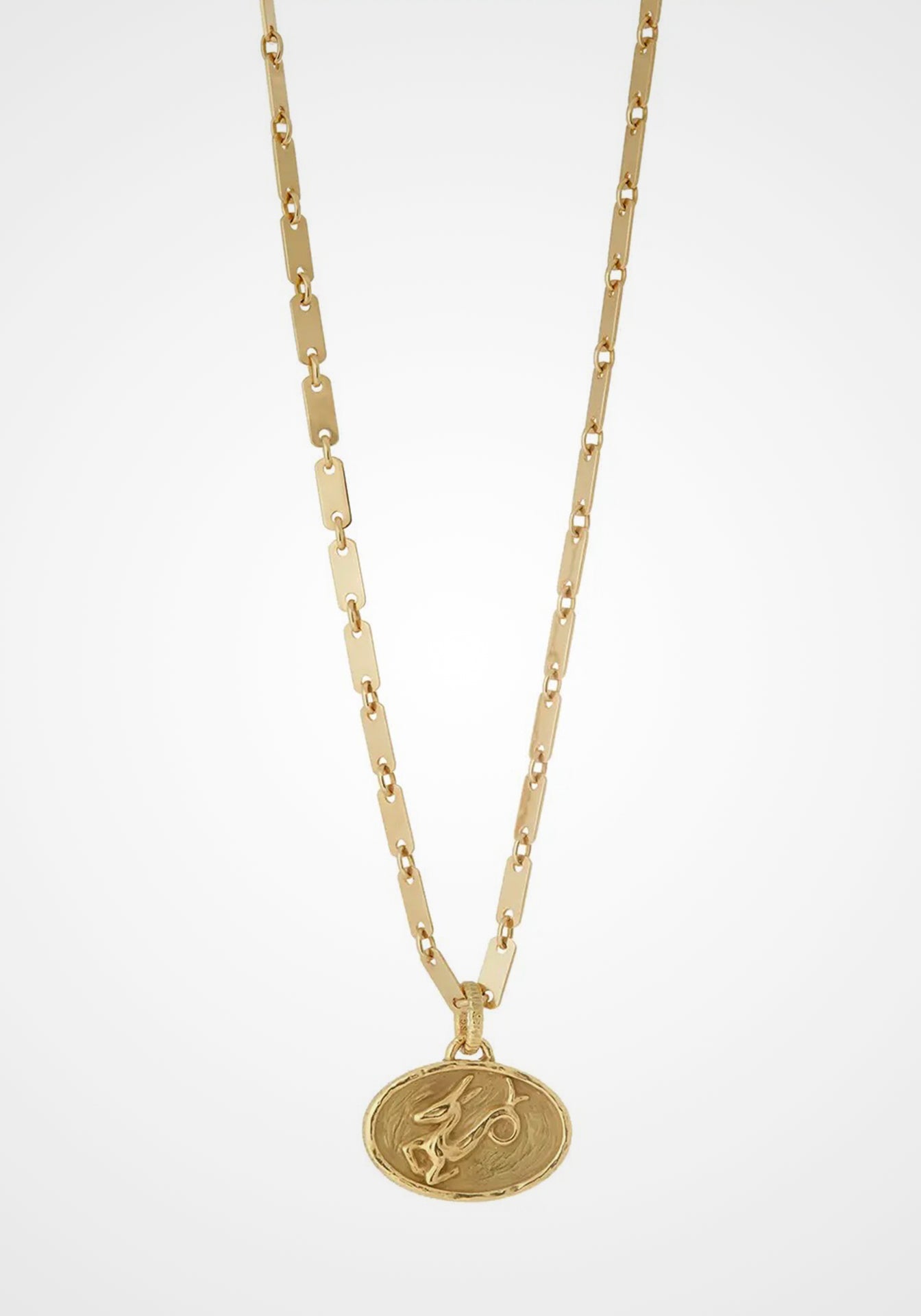 Tab, 18K Yellow Gold Chain Necklace