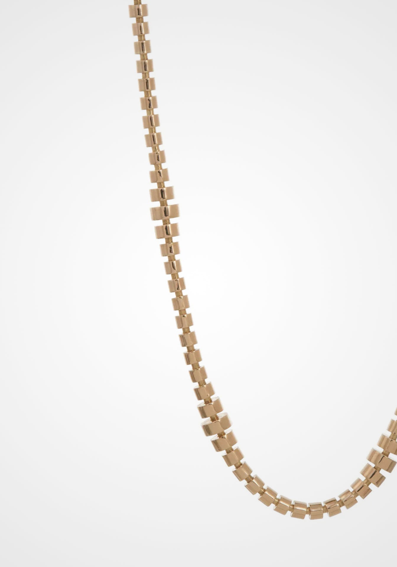 Mini Hourglass, 18K Yellow Gold Necklace