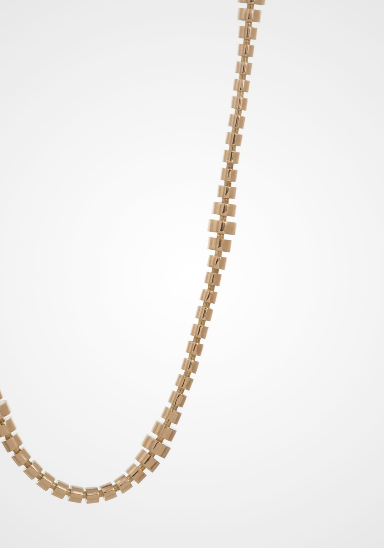 Mini Hourglass, 18K Yellow Gold Necklace