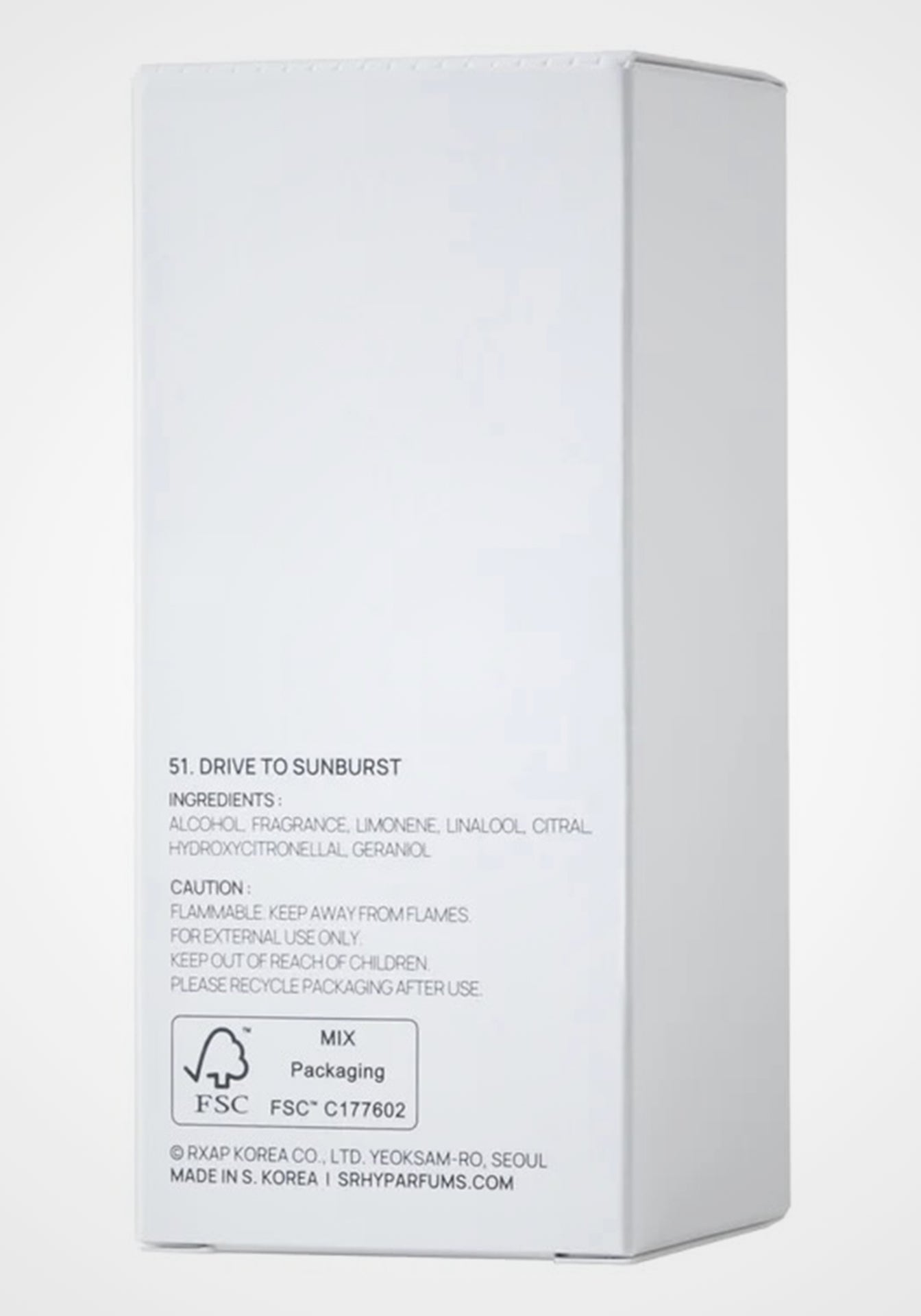 51. Drive to Sunburst Eau de Parfum