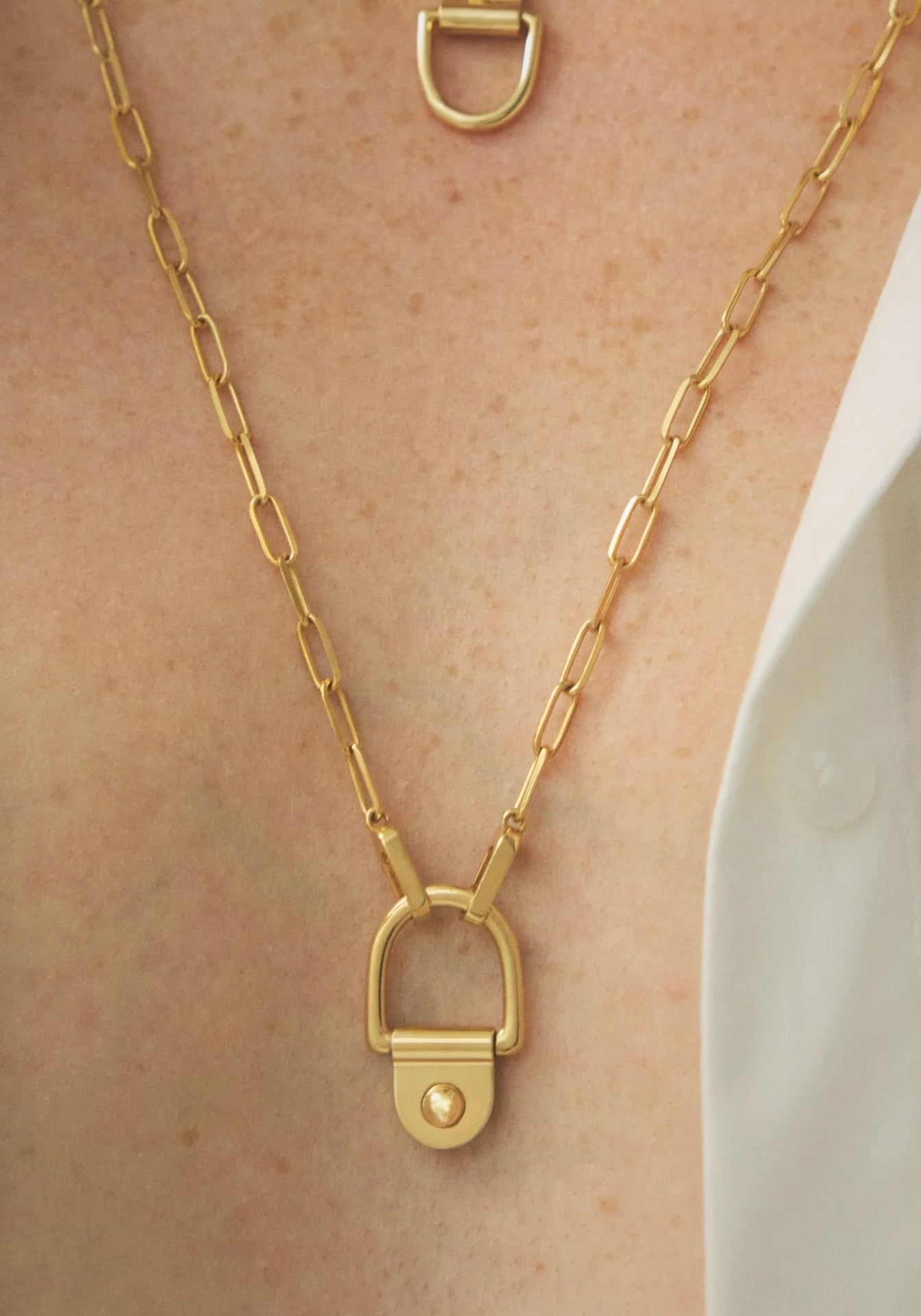 Rivet, 18K Yellow Gold Necklace