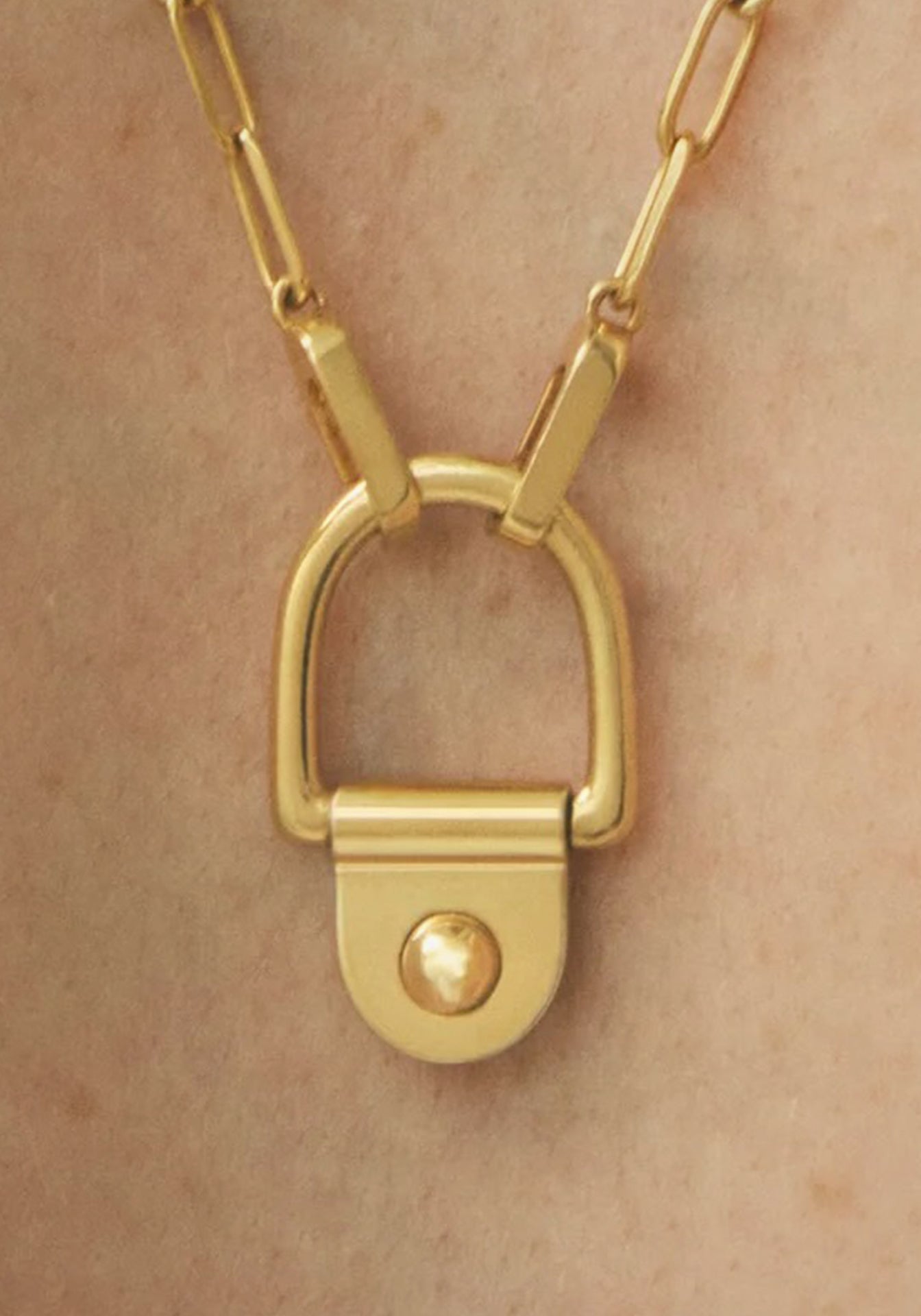 Rivet, 18K Yellow Gold Necklace