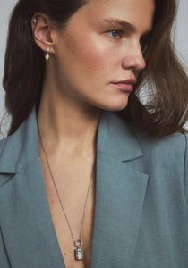 Rockaway, 18K Yellow Gold + Diamond Earring