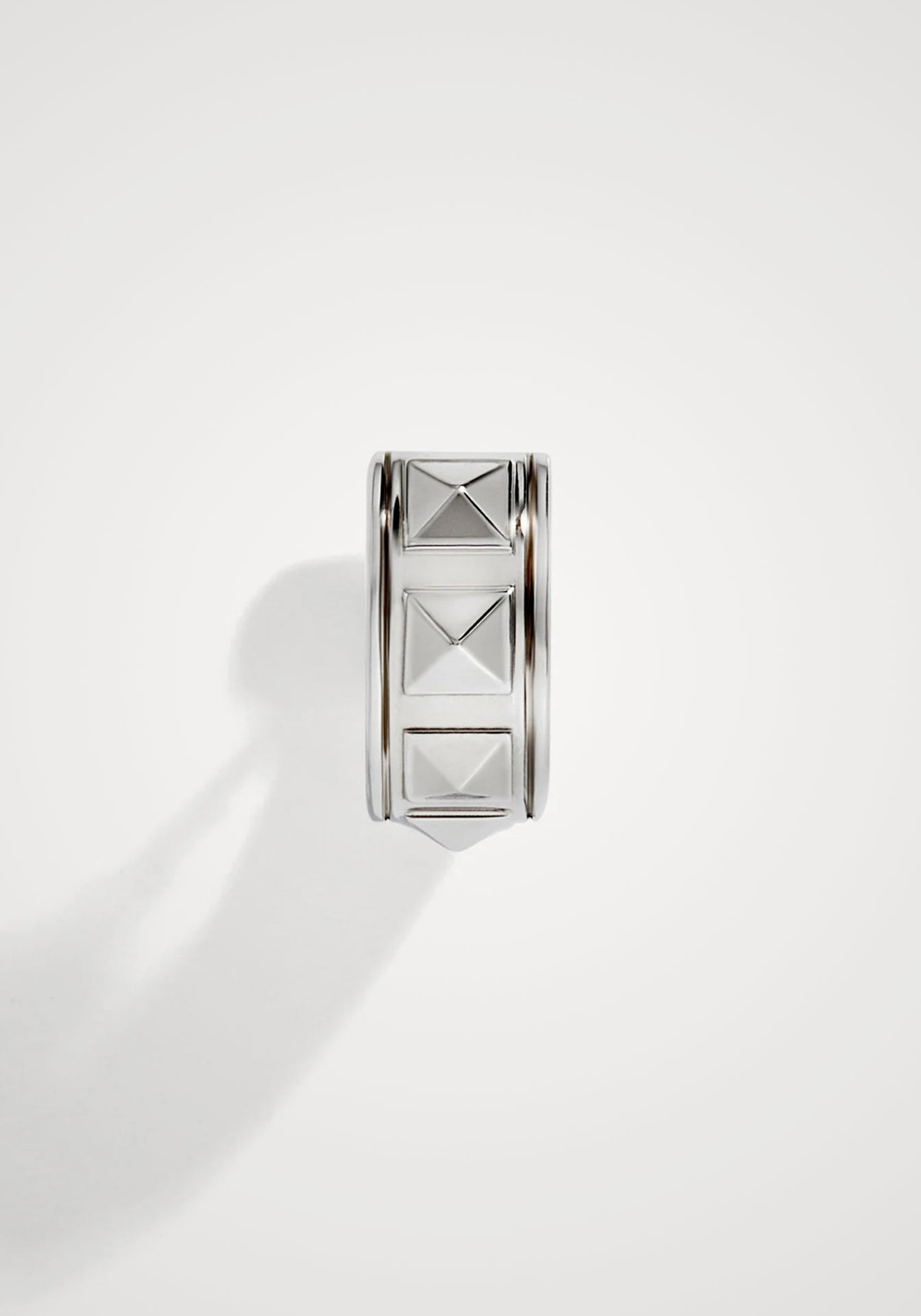 Rockaway Spike, 925 Silver Hoop Earring