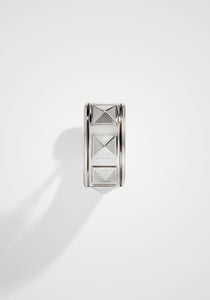 Rockaway Spike, 925 Silver Hoop Earring