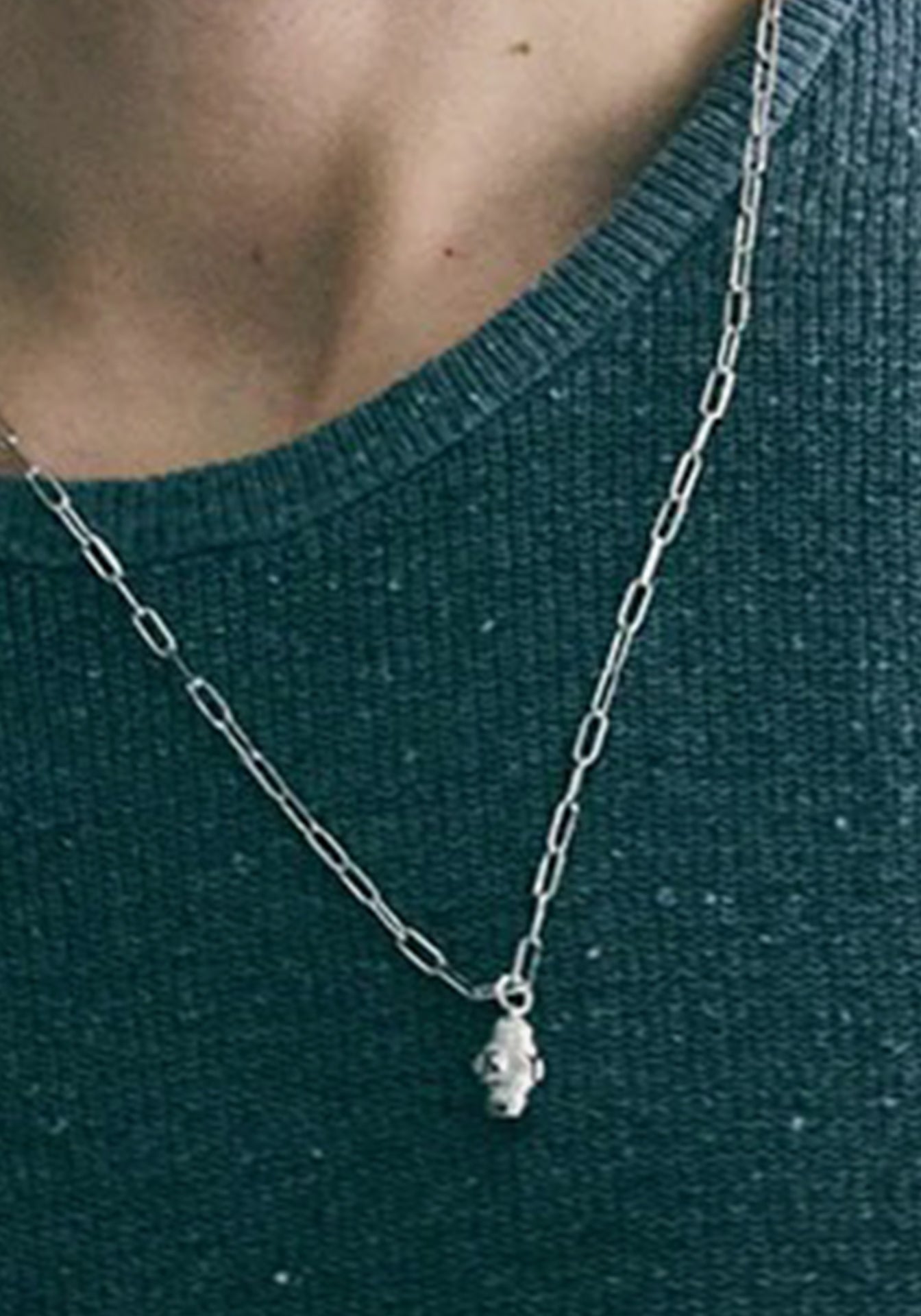 Rockaway Spinner, 925 Silver Necklace