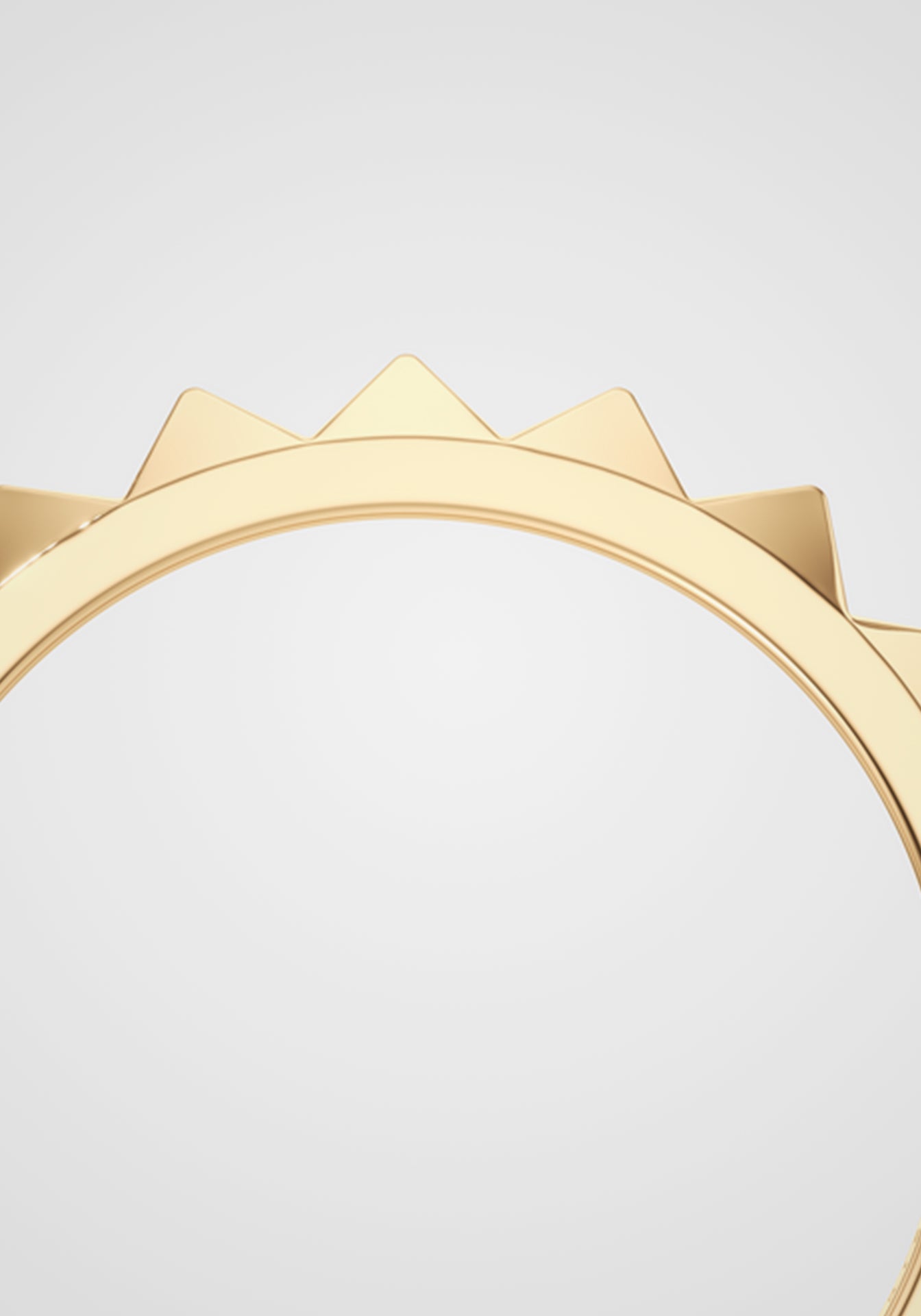 Armor, 18K Yellow Gold Trilliant Large Band