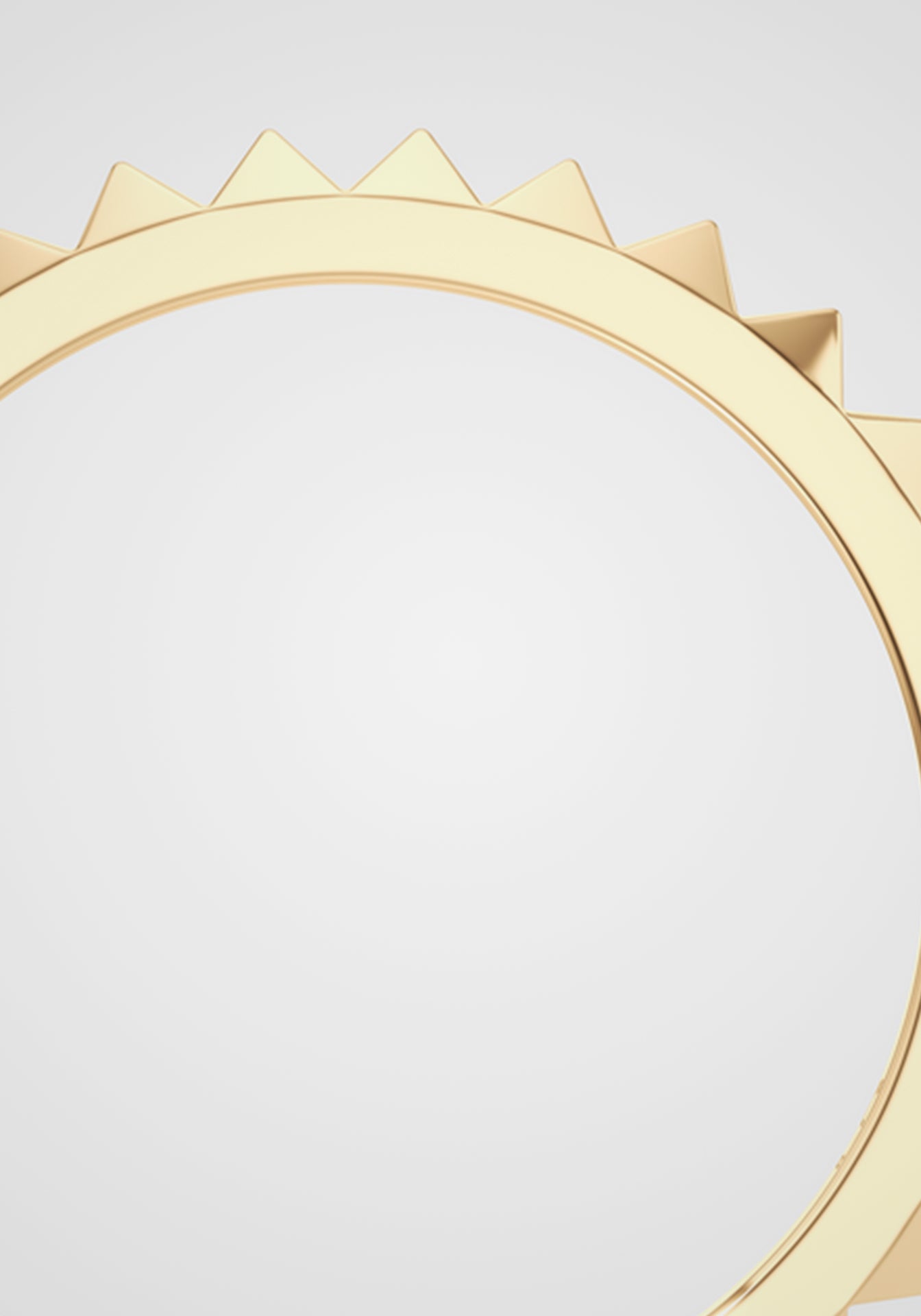 Armor, 18K Yellow Gold Trilliant Small Band