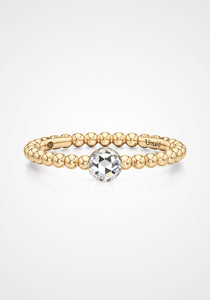 Bubble, 18K Yellow Gold + Diamond Ring