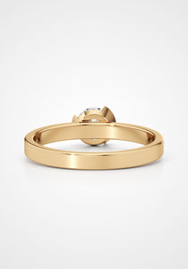 Meta Dahlia, 18K Yellow Gold + Diamond Ring