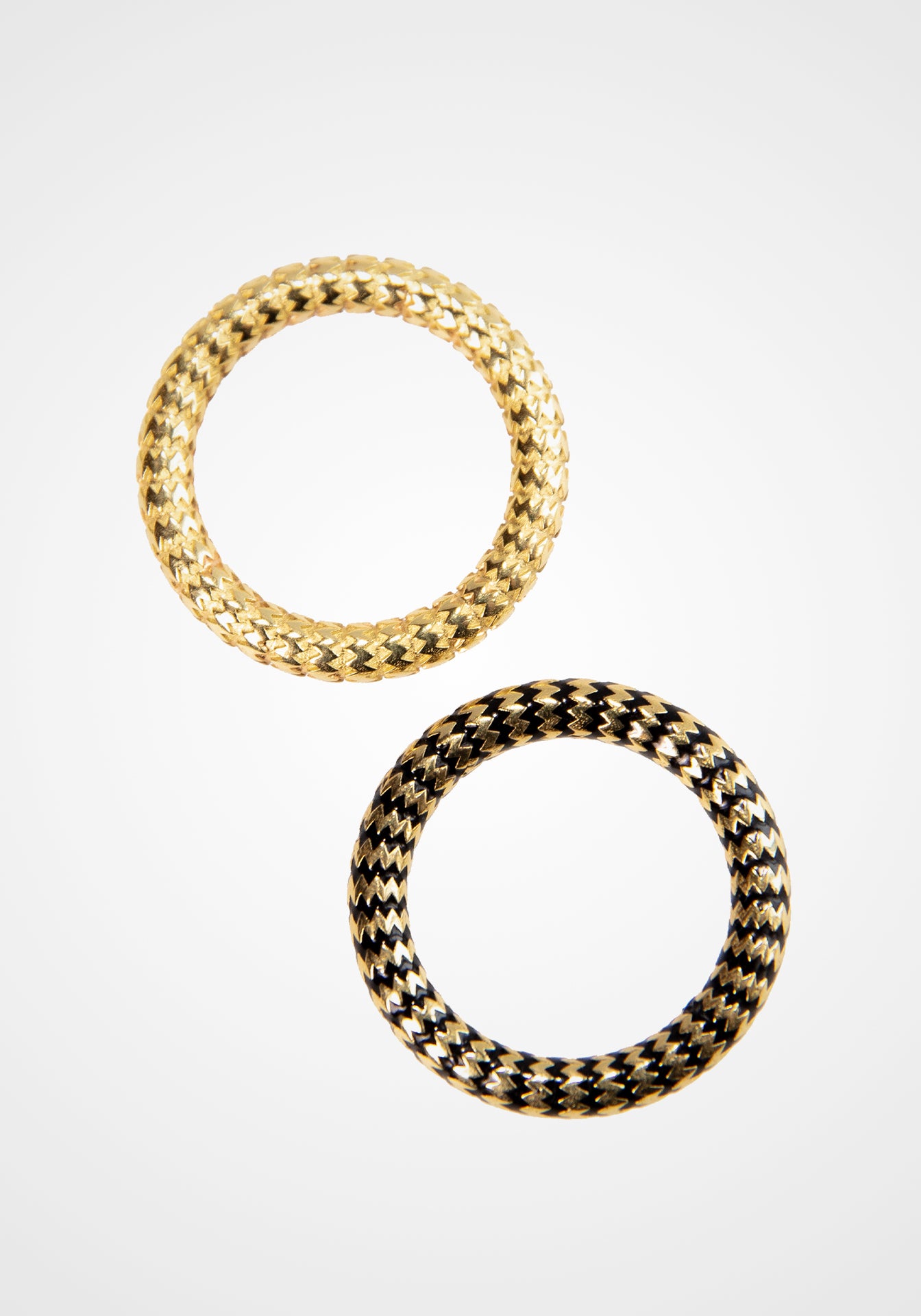 Baoli Flow Chevron, 18K Yellow Gold Ring