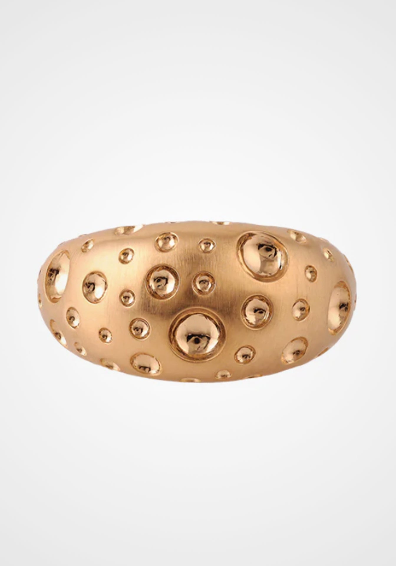 Jodha Bai Spirit Scatted Bombé, 18K Yellow Gold Ring