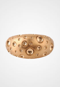 Jodha Bai Spirit Scattered Bombé, 18K Yellow Gold Ring, Maxi