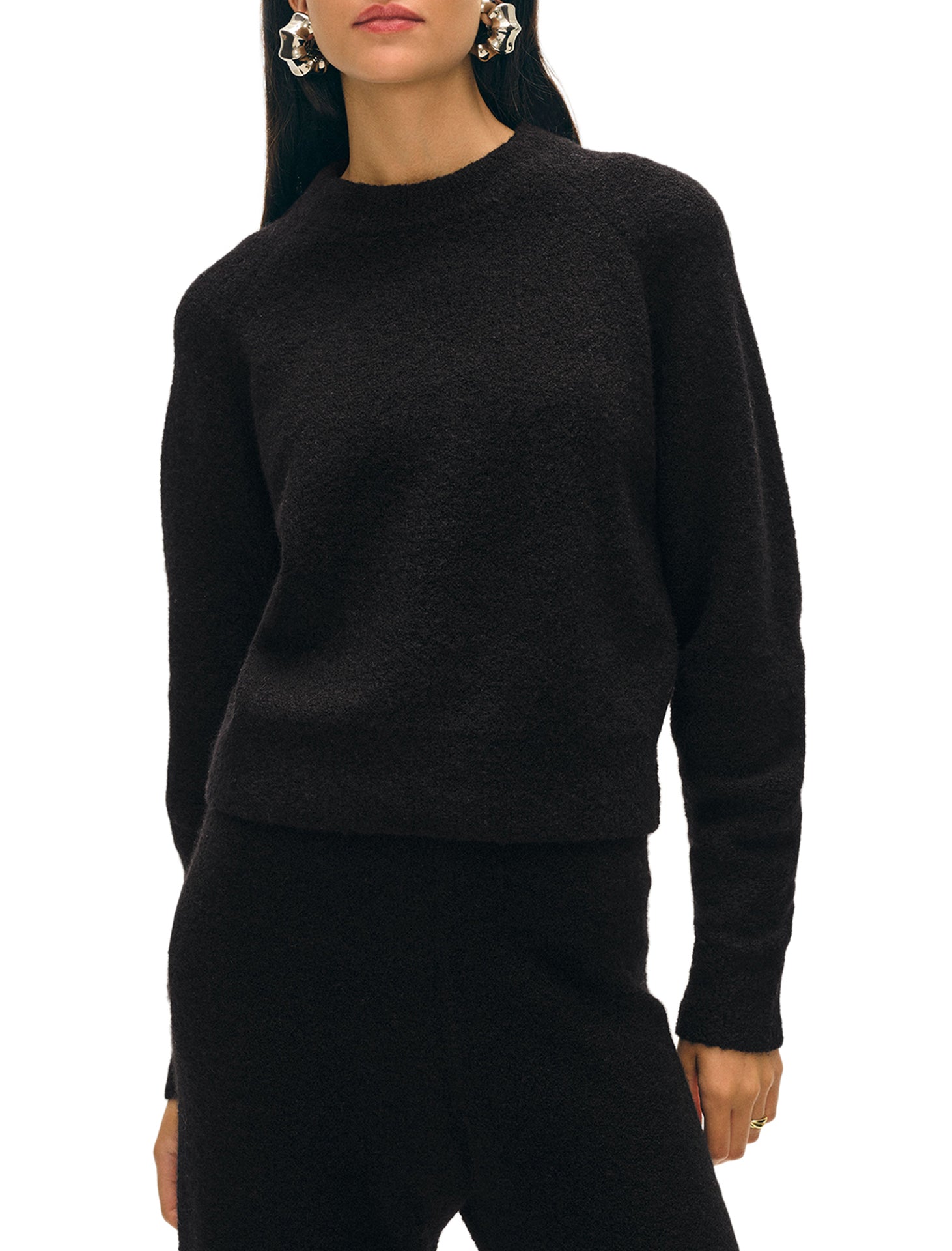 Merino Cashmere Boucle Sweatshirt