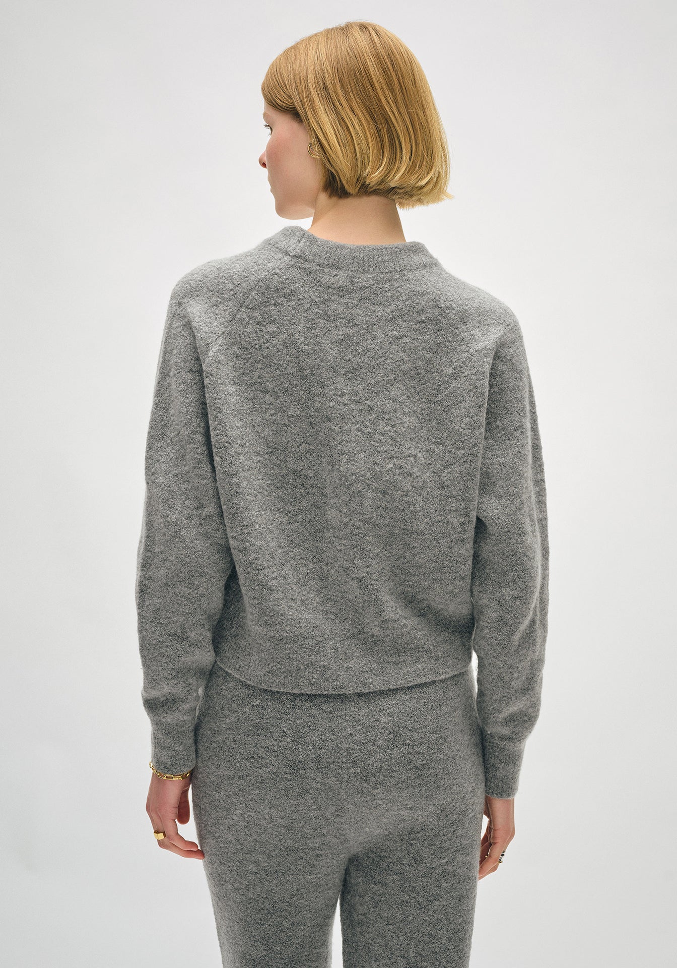 Merino Cashmere Boucle Sweatshirt