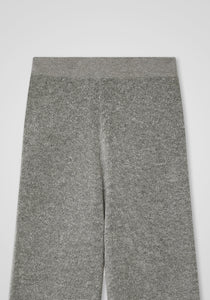 Merino Cashmere Boucle Wide Leg Pant