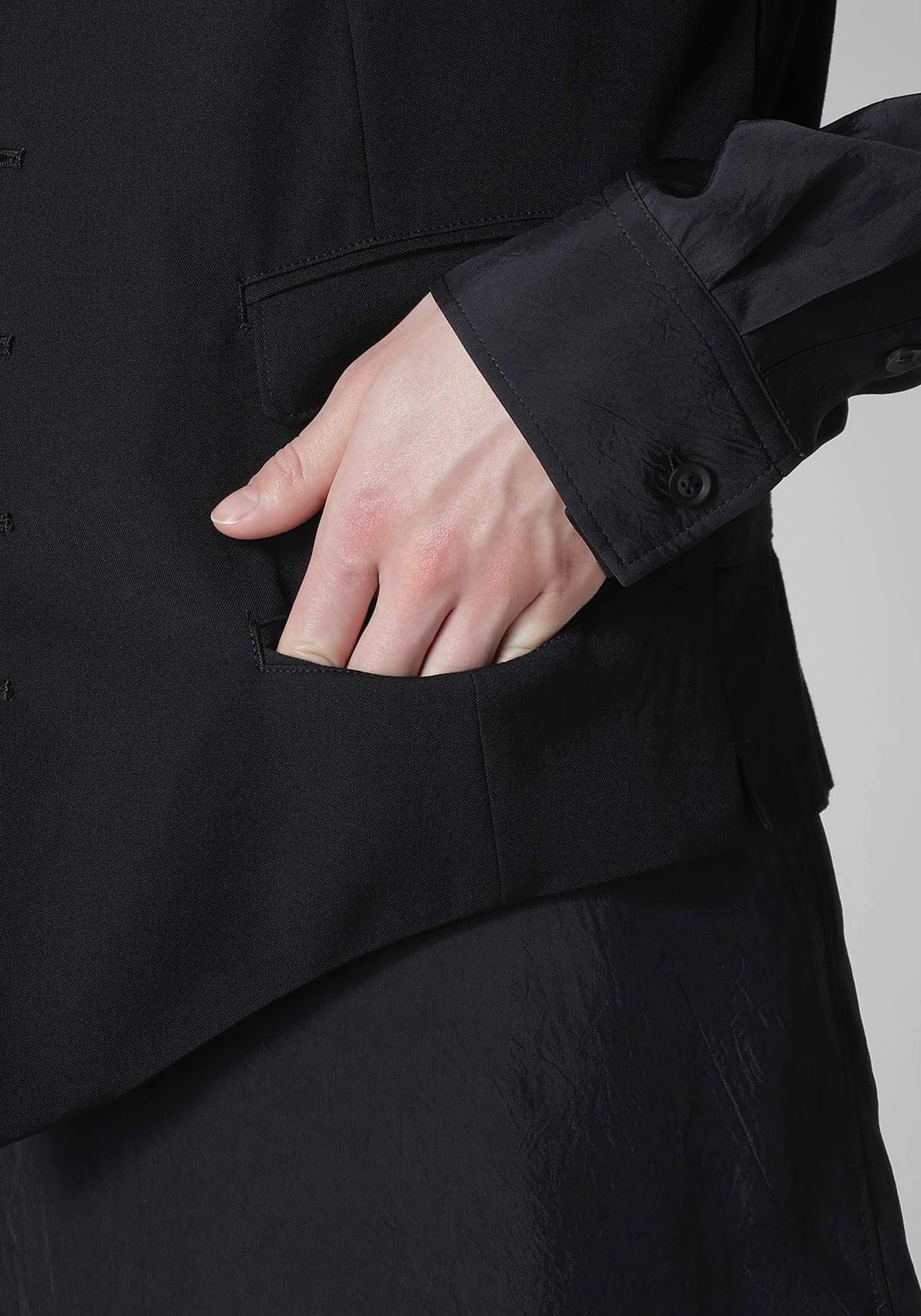 Wool Gabardine 7-Button Vest
