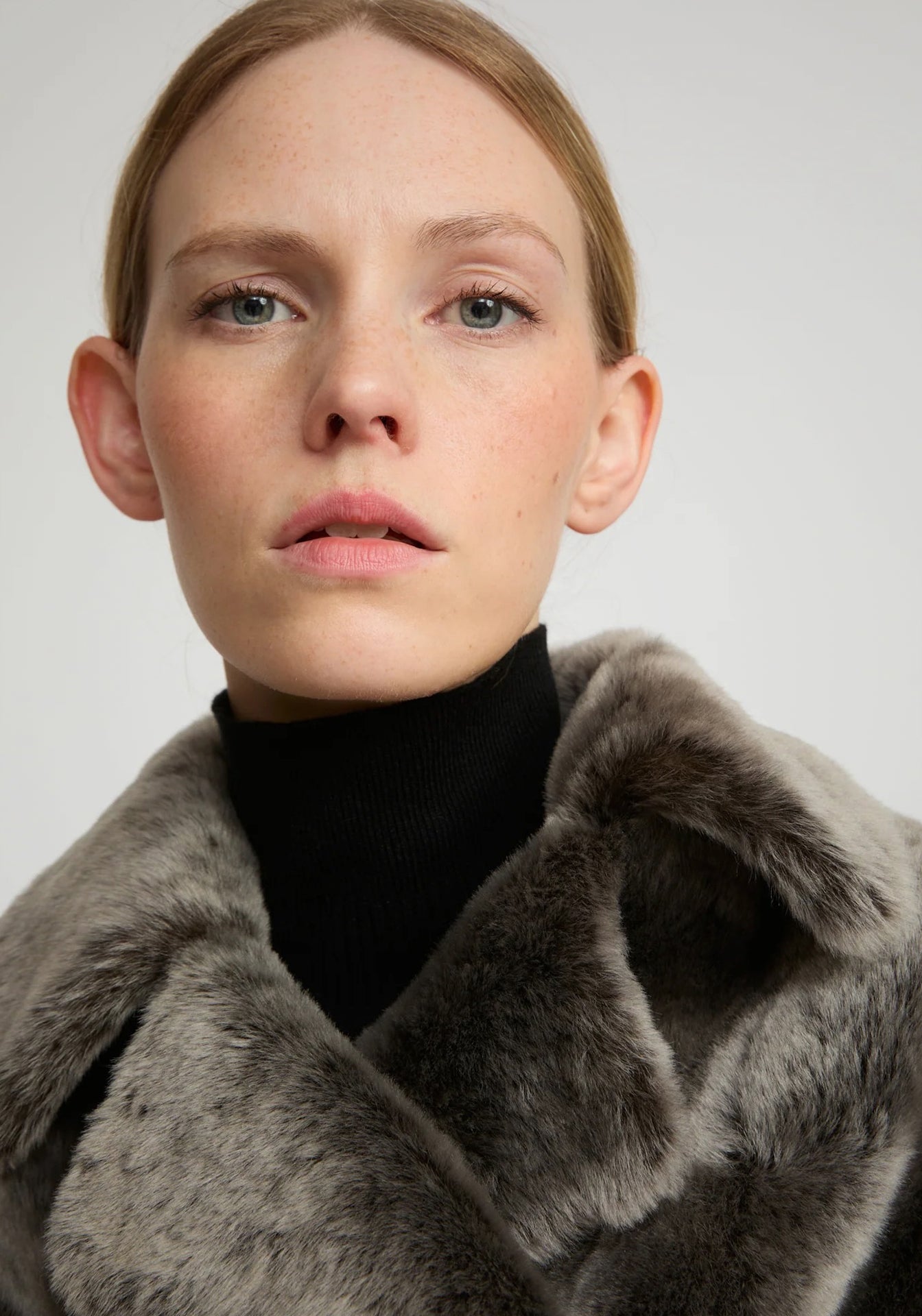 Shearling Pea Jacket