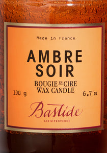 the-conservatory-nyc - AMBRE SOIR CANDLE, 6.7 OZ - BASTIDE - WELL BEING