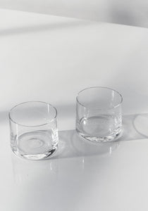 Simple Rocks Glass, Set Of Two