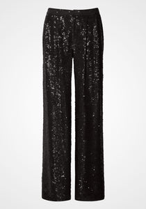 Sequin Viscose Low Waisted Trouser