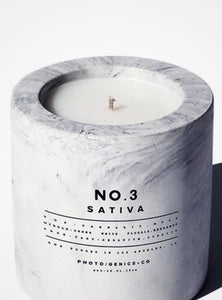 No.3 Sativa Concrete Candle