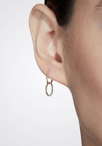 Form 10, Yellow Gold Earring