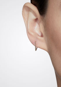 Form 10 Triangle, 18K Yellow Gold Earring